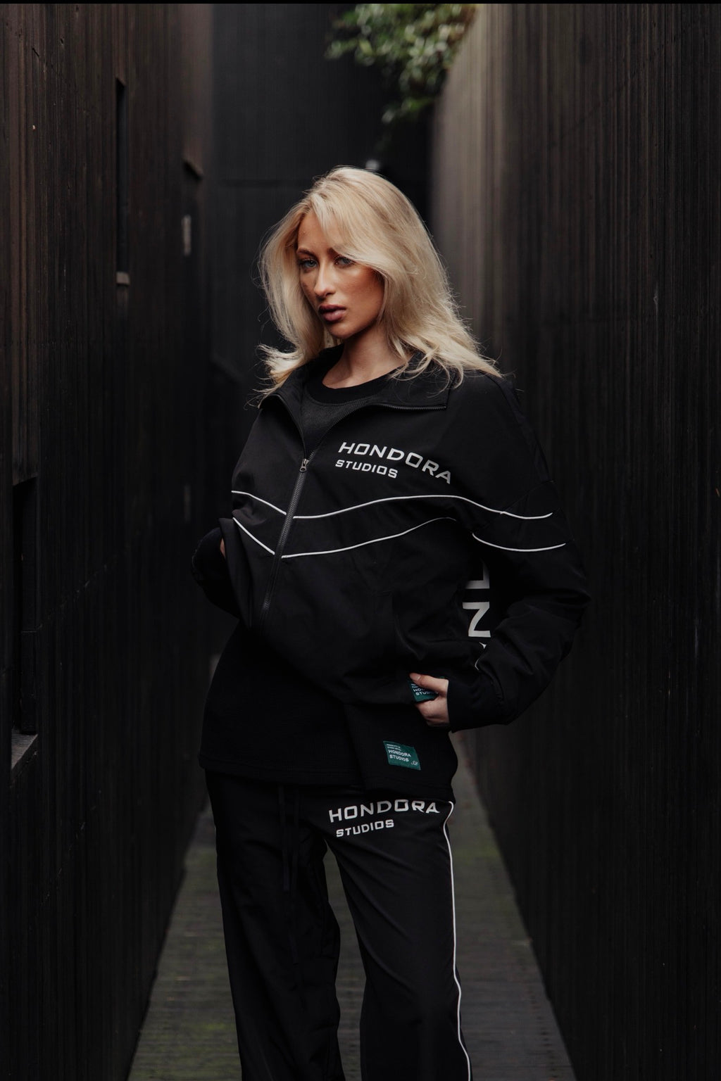 STUDIO BLACK TRACK JACKET