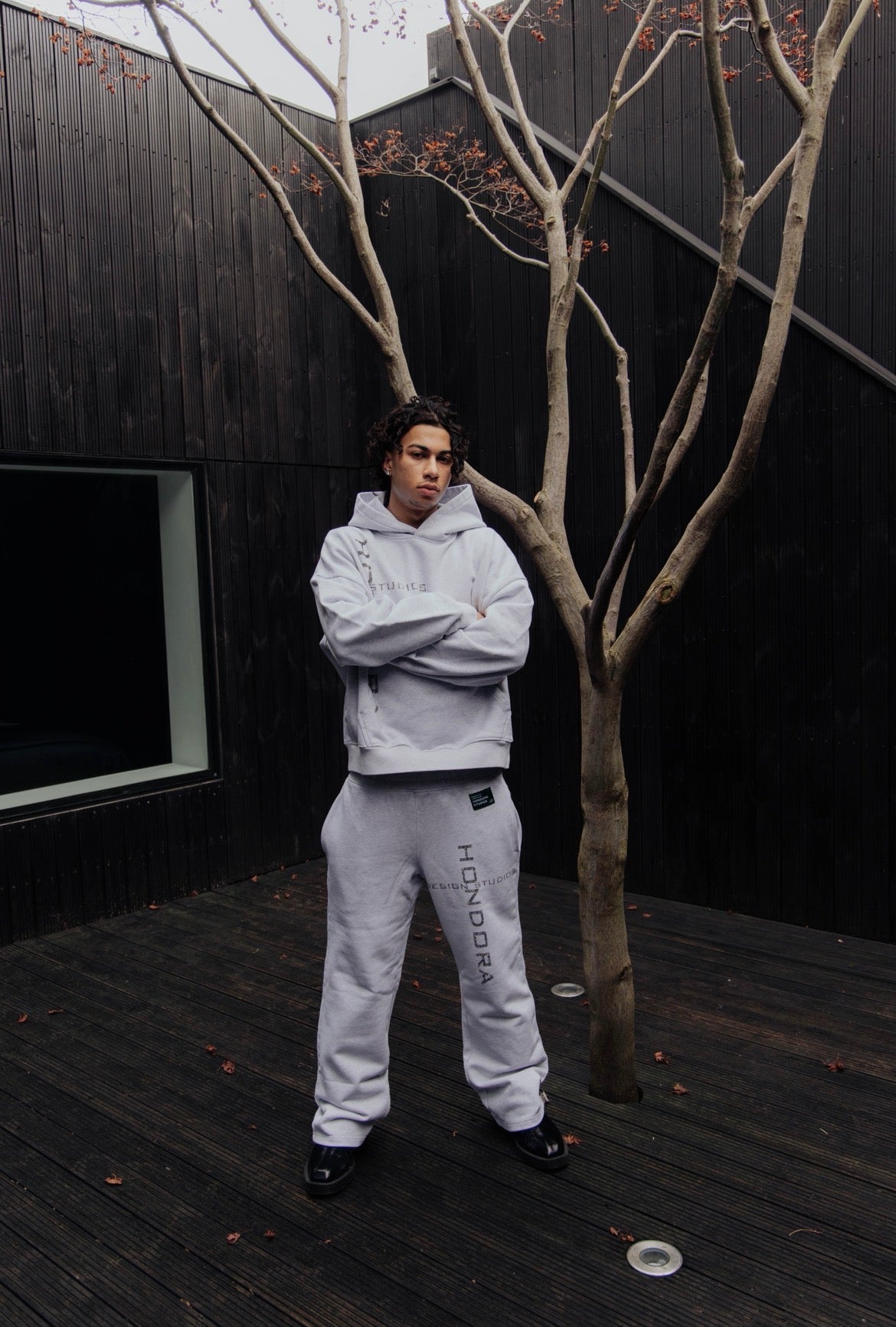 GREY STUDIO HOODIE
