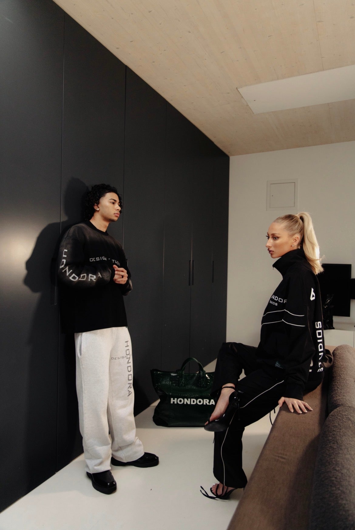 STUDIO BLACK TRACK JACKET